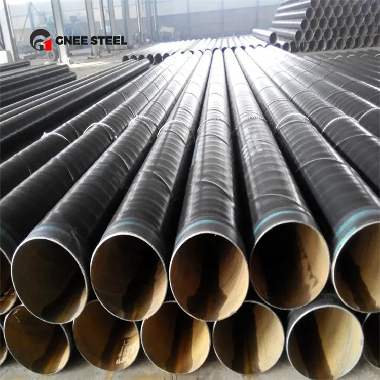 3pe tæringarvörn spíral stálpípa